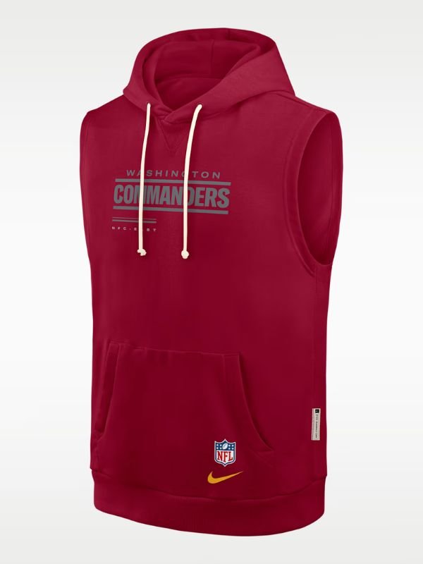 Washington Commanders Dri-Fit Sleeveless Pullover Hoodie Washington Commanders Dri-Fit Sleeveless Pullover Hoodie