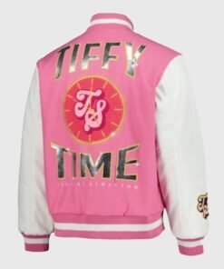 WWE Tiffany Stratton 2026 Pink & White Jacket