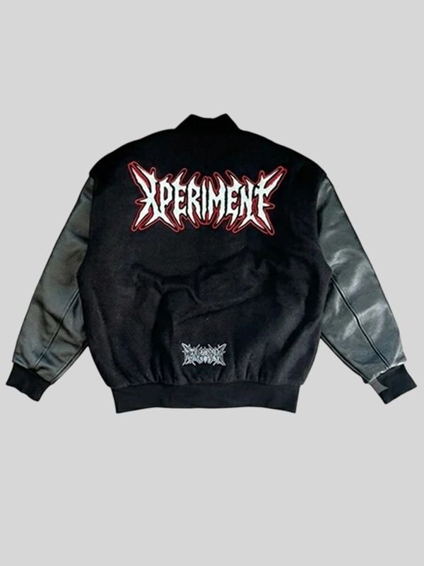 WWE x Ken Carson Varsity Jacket WWE x Ken Carson Black Jacket