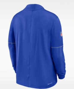 Los Angeles Rams 2026 Sideline Nike Quarter-Zip Top 2026 Los Angeles Rams Dri-FIT Royal Blue Quarter-Zip Jacket