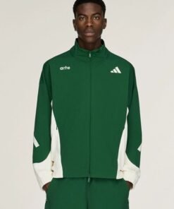 Adidas x Arte Antwerp Z.N.E. Track Jacket adidas Arte Antwerp Z.N.E. Green and White Track Jacket