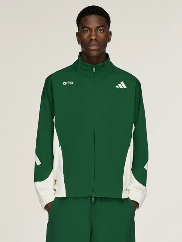 Adidas x Arte Antwerp Z.N.E. Track Jacket adidas Arte Antwerp Z.N.E. Green and White Track Jacket