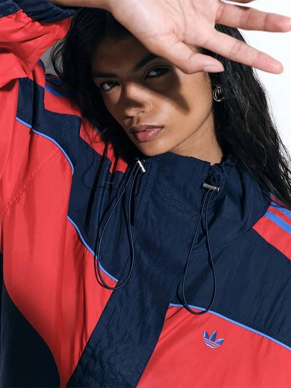 Adidas x ASOS Oversized Navy Track Jacket Adidas x ASOS Red and Blue Track Jacket