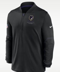 Baltimore Ravens 2026 Sideline Nike Quarter-Zip Jacket