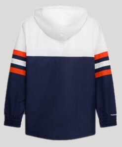 Bears Mitchell & Ness Head Coach Anorak Windbreaker Jacket Bears Mitchell & Ness Head Coach Anorak Hooded Jacket