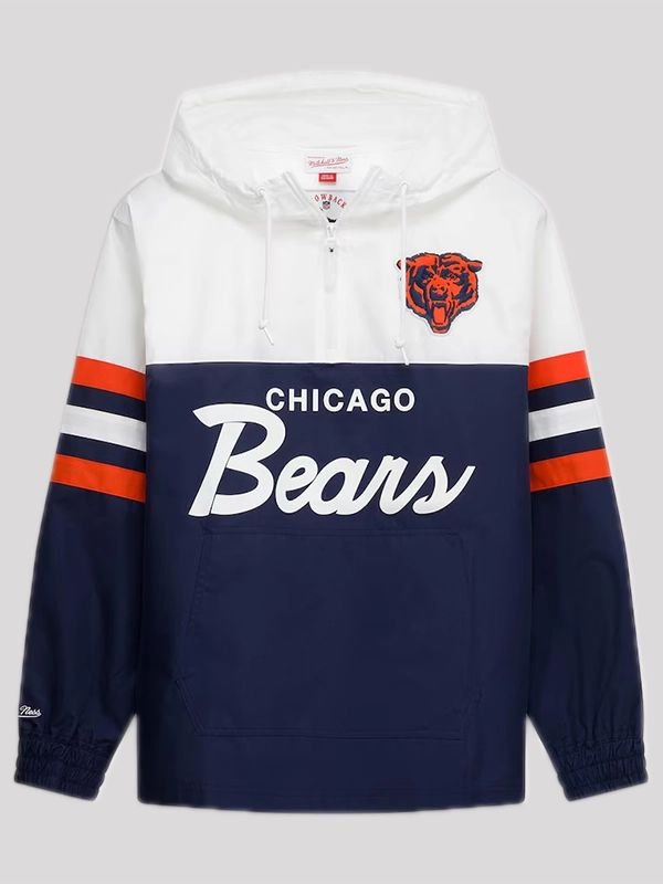 Bears Mitchell & Ness Head Coach Anorak Windbreaker Jacket Bears Mitchell & Ness Head Coach Anorak Windbreaker Jacket