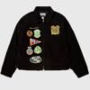 Green Bay Packers 2026 New Era Hoodie Jacket Billionaire Boys Club Aggie Cord Jacket Black