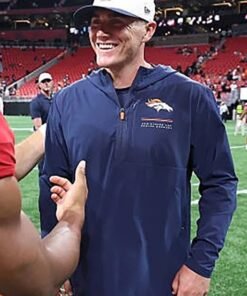 Broncos Preseason 2026 Bo Nix Sideline Anorak Hooded Jacket