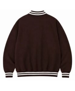 BTS Kim Taehyung Champion Burgundy Jacket