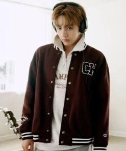 BTS Kim Taehyung Champion Varsity Jacket