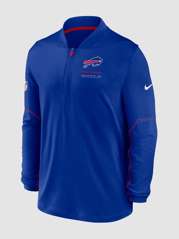Buffalo Bills 2026 Sideline Nike Quarter-Zip Top Buffalo Bills 2026 Sideline Nike Quarter-Zip Top