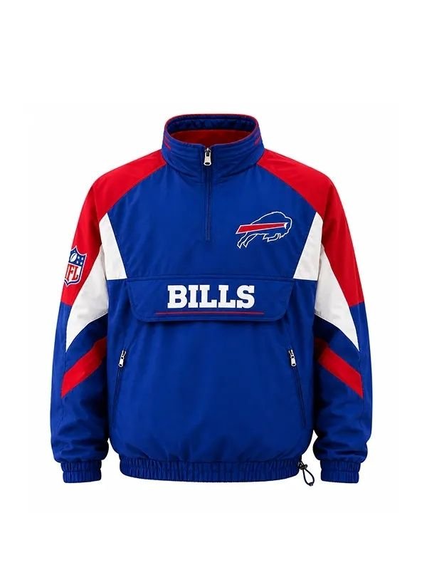 Buffalo Bills Starter Half-zip Pullover Jacket Buffalo Bills Starter Half-zip Pullover Jacket