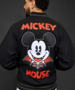 Disney Mickey Mouse Vampire Varsity Jacket Cakeworthy Mickey Mouse Wool Varsity Jacket 2026