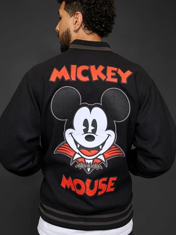 Disney Mickey Mouse Vampire Varsity Jacket Cakeworthy Mickey Mouse Wool Varsity Jacket 2026