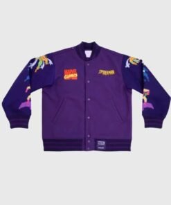 Cakeworthy Spider Man 90's Varsity Jacket Cakeworthy Spider Man 90’s Lettermen Jacket