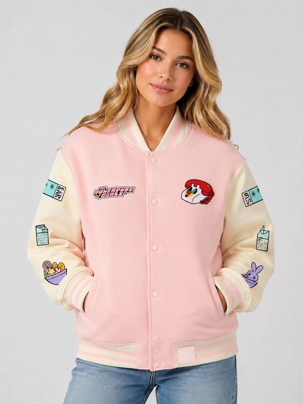 Cakeworthy The Powerpuff Girls Varsity Jacket Cakeworthy The Powerpuff Girls Varsity Jacket