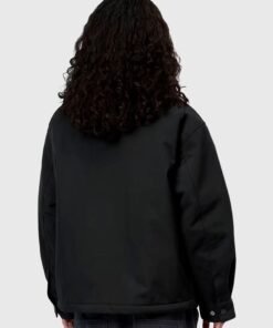 Carhartt WIP Quentin Black Jacket Carhartt Quentin Black Cotton Jacket