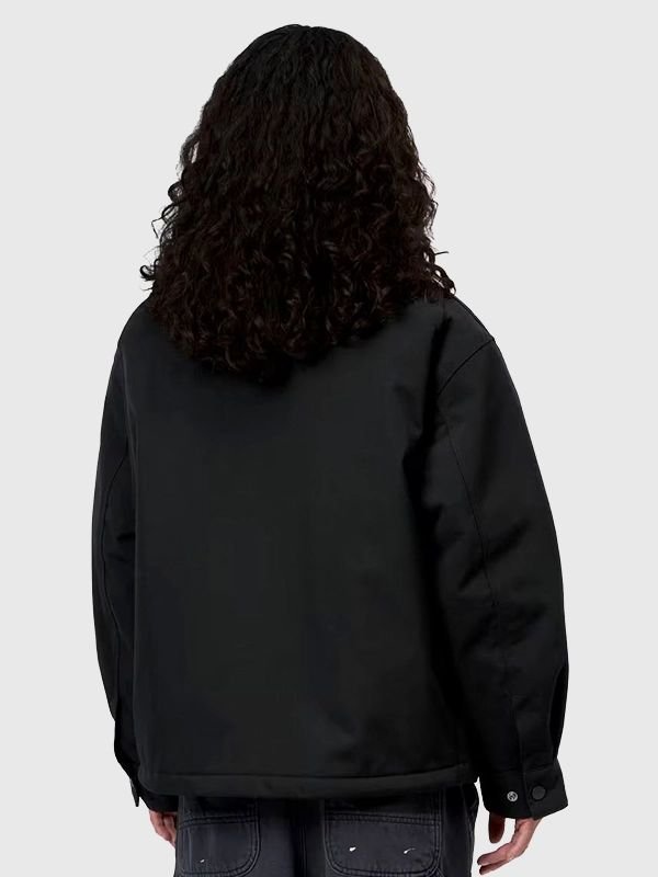 Carhartt WIP Quentin Black Jacket Carhartt Quentin Black Cotton Jacket