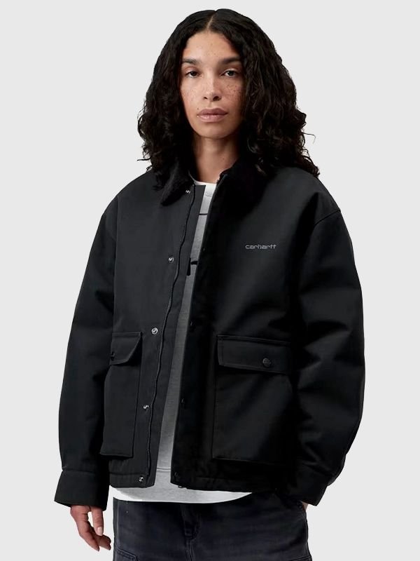 Carhartt WIP Quentin Black Jacket Carhartt WIP Quentin Cotton Jacket
