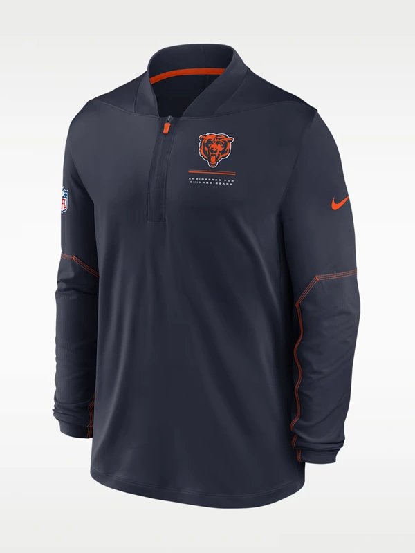 Chicago Bears 2026 Sideline Nike Quarter-Zip Top Chicago Bears 2026 Sideline Nike Quarter-Zip Top