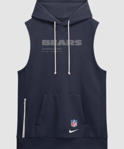 Chicago Bears 2026 Sideline Sleeveless Hoodie
