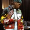 Chris Brown R&B Tour 2026 Leather Bomber Jacket