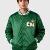 Shai Gilgeous-Alexander Levi’s MA-1 Bomber Jacket CM Punk Minnesota North Stars Jacket
