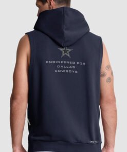 Dallas Cowboys 2026 Sideline Sleeveless Hoodie Dallas Cowboys 2026 Nike Sideline Dri FIT Navy Sleeveless Hoodie