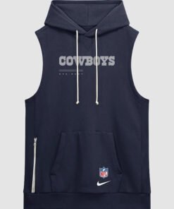 Dallas Cowboys 2026 Sideline Sleeveless Hoodie