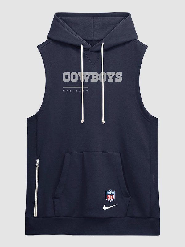 Dallas Cowboys 2026 Sideline Sleeveless Hoodie Dallas Cowboys 2026 Sideline Sleeveless Hoodie