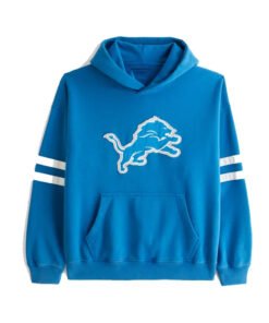 Detroit Lions Blue Popover Hoodie