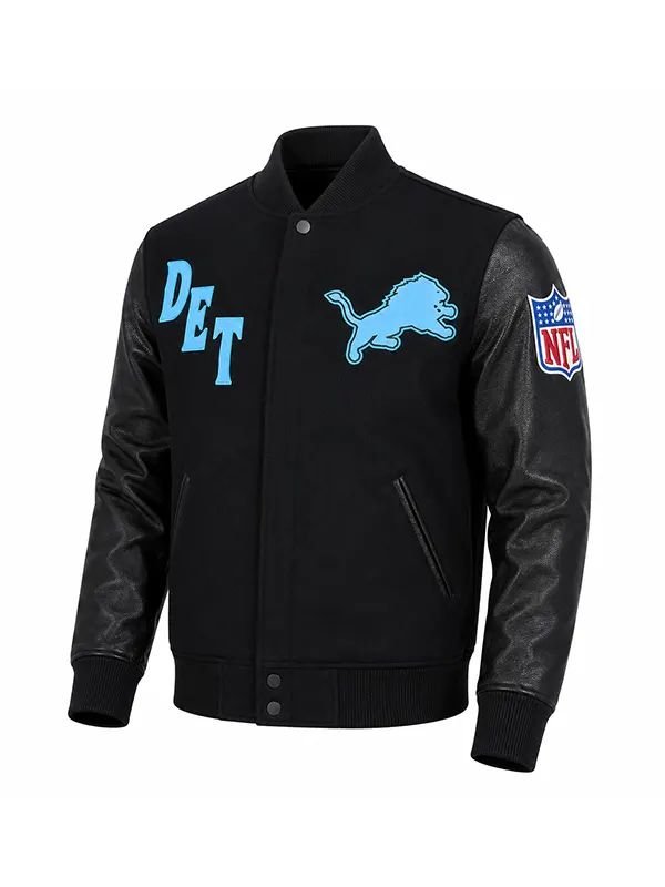 Detroit Lions First Team Varsity Jacket Detroit Lions First Team Varsity Jacket