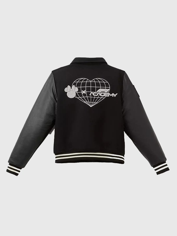 Disney x Formula 1 Minnie Mouse Varsity Jacket Disney x Formula 1 Minnie Mouse Varsity Jacket Back