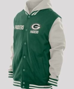 Green Bay Packers 2026 New Era Hoodie Jacket Green Bay Packers 2026 New Era Green/Gray Jacket
