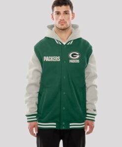 Green Bay Packers 2026 New Era Hoodie Jacket