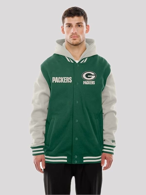 Green Bay Packers 2026 New Era Hoodie Jacket Green Bay Packers 2026 New Era Hoodie Jacket