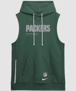 Green Bay Packers 2026 Sideline Sleeveless Hoodie