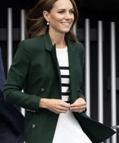 Kate Middleton Commonwealth Games Deep Green Blazer