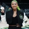 Carhartt WIP Quentin Black Jacket Kayce Kirihara WNBA Seattle Storm Team Cropped Jacket