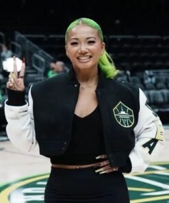 Kayce Kirihara WNBA Seattle Storm Team Cropped Jacket