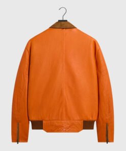 Kith BMW Brenner Orange Leather Jacket 2026