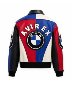 Kith x BMW Multicolor Leather Moto Jacket