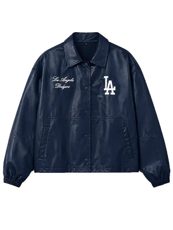 Los Angeles Dodgers True Navy Coaches Jacket Los Angeles Dodgers True Navy Coaches Jacket