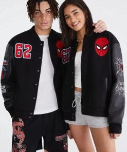 Marvel Aero Spider-Man Varsity Bomber Jacket