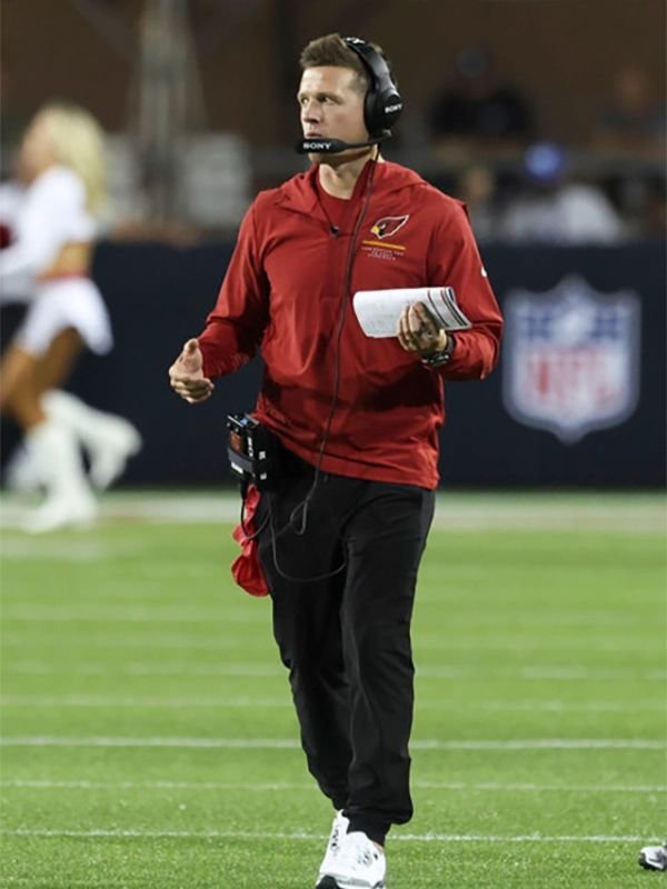 Cardinals Preseason 2026 Mike LaFleur Anorak Jacket Mike LaFleur Nike Cardinals Sideline Hooded Anorak Jacket
