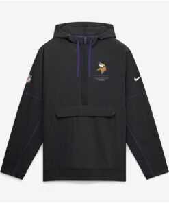 Minnesota Vikings 2026 Sideline Anorak Half-Zip Jacket