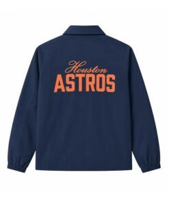Houston Astros True Navy Coaches Jacket MLB Houston Astros True Coaches Jacket