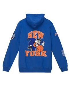 New York Knicks Team Origins Hoodie NBA Knicks Team Origins Royal Blue Hoodie