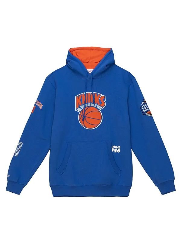 New York Knicks Team Origins Hoodie New York Knicks Origins Royal Blue Hoodie