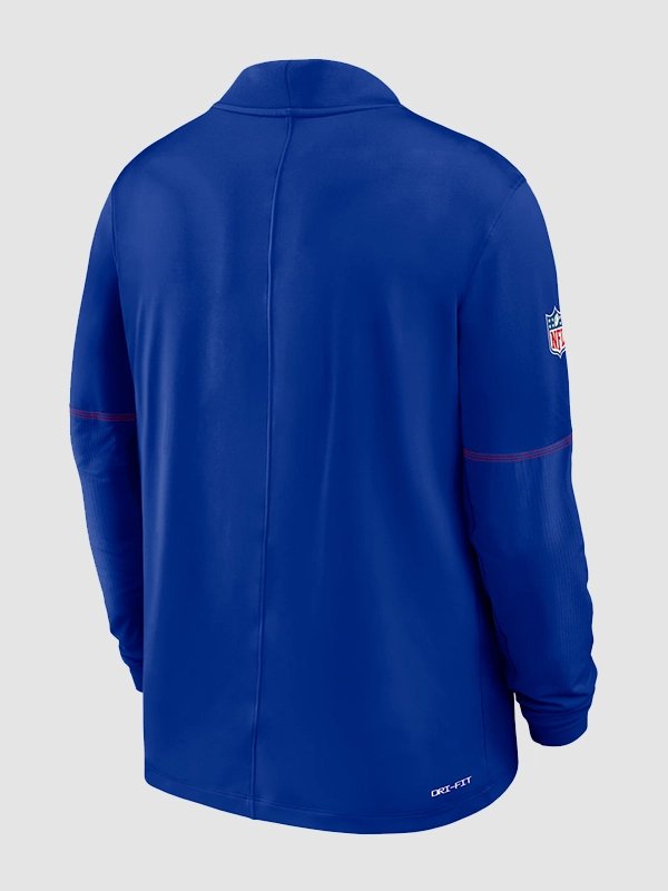 Buffalo Bills 2026 Sideline Nike Quarter-Zip Top Nike 2026 Buffalo Bills Quarter Zip Royal Blue Jacket